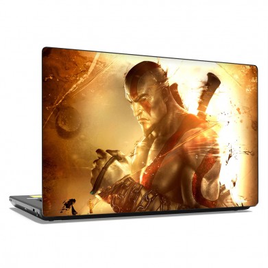 Наклейка на ноутбук - God Of War Задумчивій Кратос Наклейка на ноутбук - God Of War Задумчивій Кратос