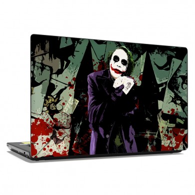 Наклейка на ноутбук - Joker Heath Ledger Наклейка на ноутбук - Joker Heath Ledger