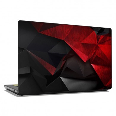 Наклейка на ноутбук - Black and Red triangle Наклейка на ноутбук - Black and Red triangle