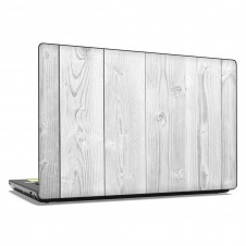 Наклейка на ноутбук - Grey wooden background