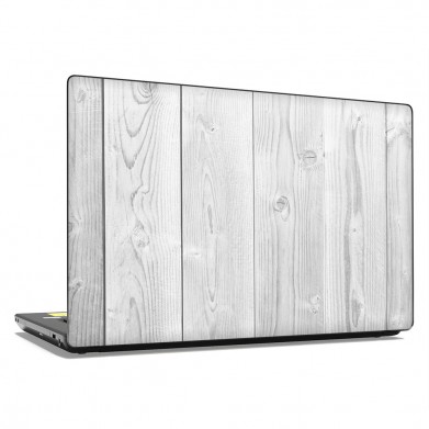 Наклейка на ноутбук - Grey wooden background Наклейка на ноутбук - Grey wooden background