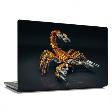 Наклейка на ноутбук - Железный скорпион