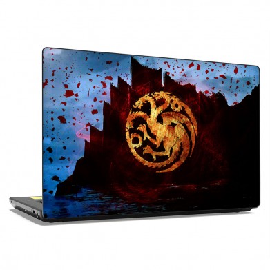 Наклейка на ноутбук - Game of thrones dragon Наклейка на ноутбук - Game of thrones dragon
