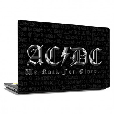 Наклейка на ноутбук - We rock for glore Наклейка на ноутбук - We rock for glore