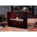 Наклейка на ноутбук - Counter-Strike black red logo Наклейка на ноутбук - Counter-Strike black red logo