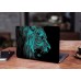 Наклейка на ноутбук - Neon lion Наклейка на ноутбук - Neon lion