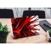 Наклейка на ноутбук - Coold red abstraction Наклейка на ноутбук - Coold red abstraction