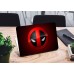 Наклейка на ноутбук - Deadpool in logo