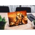 Наклейка на ноутбук - Warcraft fire monster Наклейка на ноутбук - Warcraft fire monster
