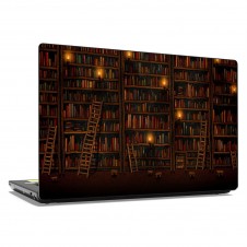 Наклейка на ноутбук - Library