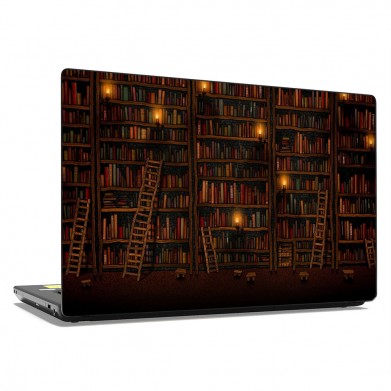 Наклейка на ноутбук - Library Наклейка на ноутбук - Library