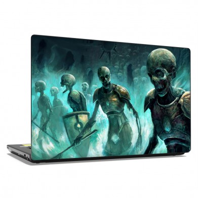 Наклейка на ноутбук - Zombies Skeletons Наклейка на ноутбук - Zombies Skeletons