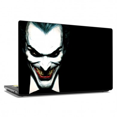Наклейка на ноутбук - Whitw Joker smile