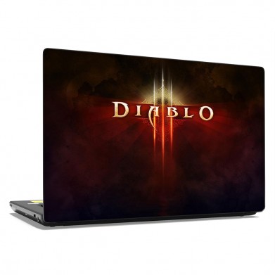 Наклейка на ноутбук - Diablo logo Наклейка на ноутбук - Diablo logo