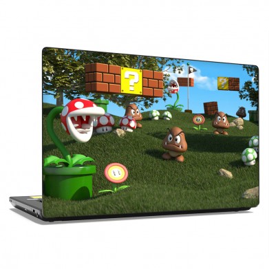 Наклейка на ноутбук - Super Mario 3D Game Наклейка на ноутбук - Super Mario 3D Game