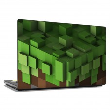 Наклейка на ноутбук - Minecraft Текстура земли