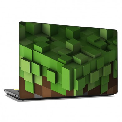 Наклейка на ноутбук - Minecraft Текстура земли Наклейка на ноутбук - Minecraft Текстура земли