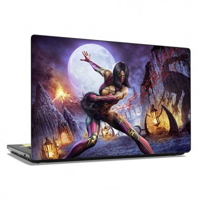 Наклейка на ноутбук - Mortal Kombat Mileena Наклейка на ноутбук - Mortal Kombat Mileena