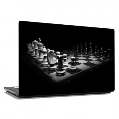 Наклейка на ноутбук - Play chess