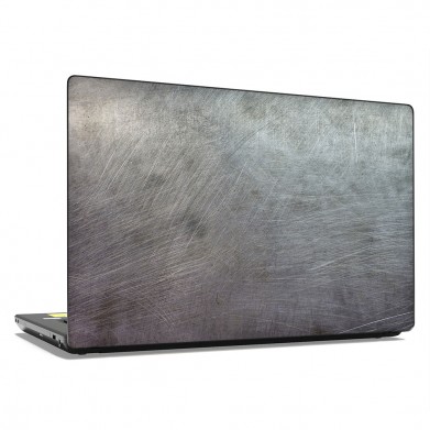 Наклейка на ноутбук - Scratched grey Наклейка на ноутбук - Scratched grey