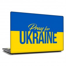 Наклейка на ноутбук - Pray for Ukraine