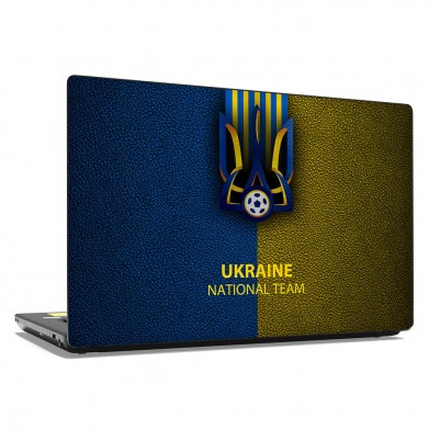 Наклейка на ноутбук - Ukraine National Team Наклейка на ноутбук - Ukraine National Team