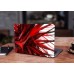 Наклейка на ноутбук - Coold red abstraction Наклейка на ноутбук - Coold red abstraction