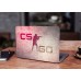 Наклейка на ноутбук - Counter-Strike scratched logo Наклейка на ноутбук - Counter-Strike scratched logo