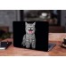 Наклейка на ноутбук - Smiling cat Наклейка на ноутбук - Smiling cat
