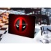 Наклейка на ноутбук - Deadpool in logo