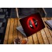 Наклейка на ноутбук - Deadpool in logo