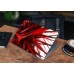 Наклейка на ноутбук - Coold red abstraction Наклейка на ноутбук - Coold red abstraction