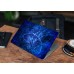 Наклейка на ноутбук - Blue abstract Наклейка на ноутбук - Blue abstract