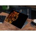 Наклейка на ноутбук - Orange tiger