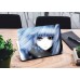 Наклейка на ноутбук - Little blue girl anime Наклейка на ноутбук - Little blue girl anime