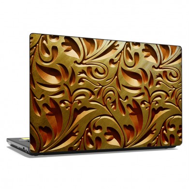 Наклейка на ноутбук - Dark Gold Texture Наклейка на ноутбук - Dark Gold Texture