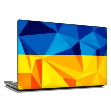 Наклейка на ноутбук - Ukraine Flag