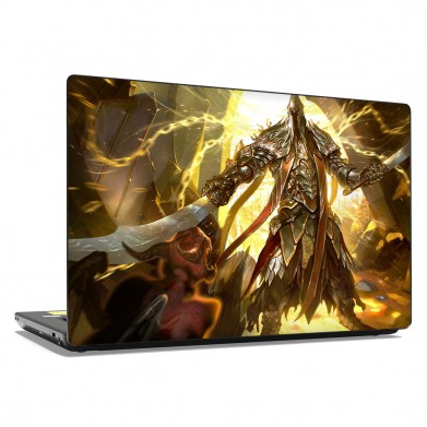 Наклейка на ноутбук - Diablo Prepare for battle Наклейка на ноутбук - Diablo Prepare for battle