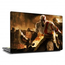Наклейка на ноутбук - God Of War Kratos