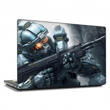 Наклейка на ноутбук - Halo John-117