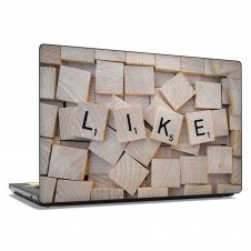 Наклейка на ноутбук - LIKE