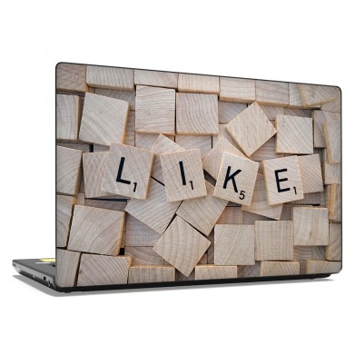 Наклейка на ноутбук - LIKE Наклейка на ноутбук - LIKE