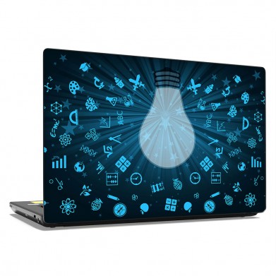 Наклейка на ноутбук - Learning lamp Наклейка на ноутбук - Learning lamp