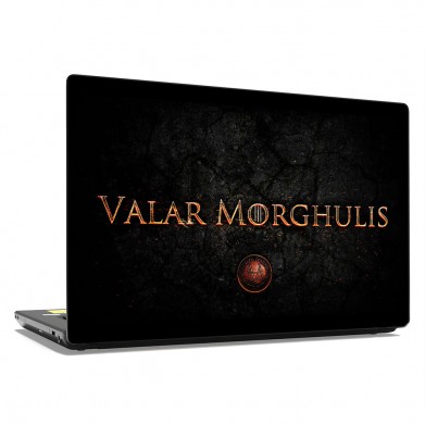 Наклейка на ноутбук - Valar morghulis Наклейка на ноутбук - Valar morghulis