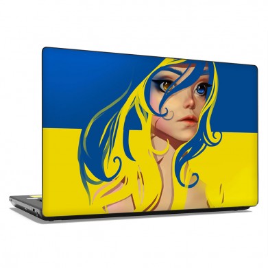 Наклейка на ноутбук - Ukraine Girl Наклейка на ноутбук - Ukraine Girl