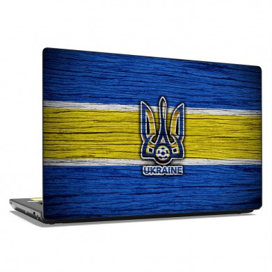 Наклейка на ноутбук - Ukraine Football Наклейка на ноутбук - Ukraine Football
