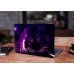 Наклейка на ноутбук - Violet neon tiger Наклейка на ноутбук - Violet neon tiger