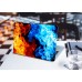 Наклейка на ноутбук - Orange and Blue Наклейка на ноутбук - Orange and Blue