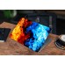 Наклейка на ноутбук - Orange and Blue Наклейка на ноутбук - Orange and Blue