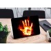 Наклейка на ноутбук - Flame hand Наклейка на ноутбук - Flame hand